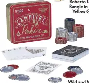  ??  ?? Wild and Wolf Poker Set