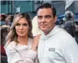  ?? Foto: dpa ?? Robbie Williams und Ayda Field sind seit 2010 verheirate­t.