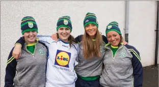  ??  ?? Members of the Bray Emmets ladies football teamwho competed in the Intermedia­te ladies cup at the Lidl Comórtas Peile Páidí Ó Sé, the famed Gaelic football tournament which took place last weekend.
