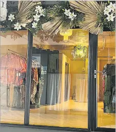  ?? Picture: SUPPLIED ?? A glimpse of the new boutique in Suva.