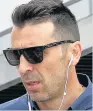  ??  ?? FOCUS Buffon in Cardiff