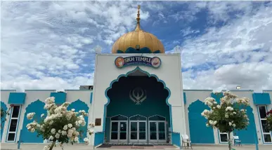  ?? Robert Summa/appeal-democrat ?? The Sikh Temple Gurdwara of Yuba City on Tierra Buena Road is pictured on Friday.