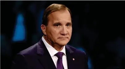  ?? FOTO: ANTTI AIMO-KOIVISTO/LEHTIKUVA ?? Sveriges statsminis­ter Stefan Löfven.