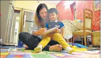  ?? SANCHIT KHANNA/HT ?? ■ New-Delhi based editor, Nidhi Chandhoke, mother of two-year-old Yuvraj, says she often tends to overlook budget while buying things for her son. The reason: She wants to give him the best.