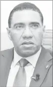  ??  ?? Andrew Holness