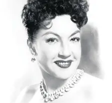  ?? | WIKIPEDIA ?? AMERICAN actress and singer Ethel Merman, known as the First Lady of the musical comedy stage, died in 1984 of glioblasto­ma.