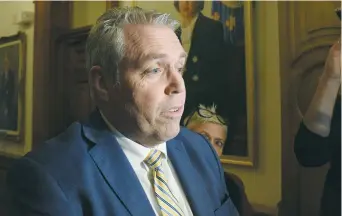  ??  ?? Le ministre des Finances, Ernie Steeves. - Acadie Nouvelle: Mathieu Roy-Comeau