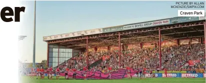  ?? PICTURE BY ALLAN MCKENZIE/SWPIX.COM Craven Park ??