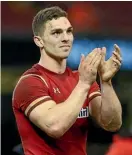  ??  ?? George North scored two tries.