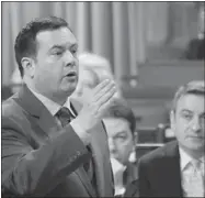  ?? Fred Chartrand, Canadian Press ?? Immigratio­n Minister Jason Kenney came under pressure in the House of Commons during question period Friday.