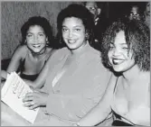  ?? New York Daily News ?? QUIET YET OUTSPOKEN Ensa Cosby, left, here with sisters Erika and Evin, was a passionate defender of her father.