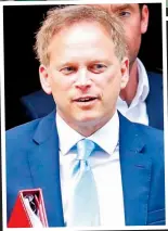  ??  ?? FRAUD ALERT: Shapps warned of rogue callers wanting bank details