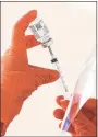  ?? Danny Zaragoza / Laredo Morning Times ?? Some researcher­s are looking at a possible link between the COVID vaccine and irregular menstrual periods. But experts said, even if there turns out to be a link, it shouldn’t deter women from getting the vaccine.