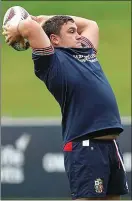  ??  ?? In form: Jamie George training at Eden Park today before his first start in Tests