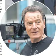  ??  ?? Bryan Cranston directs an episode of Sneaky Pete, which he co- created and stars in.