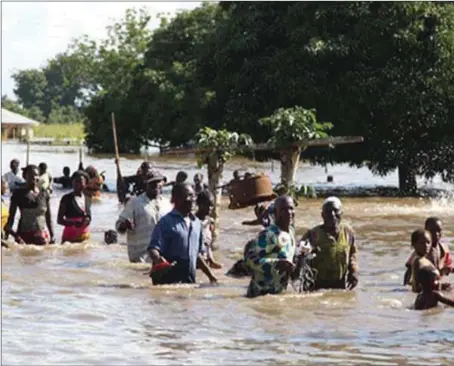  ??  ?? Aftermath of the Katsina flooding