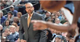  ?? NIKKI BOERTMAN / THE COMMERCIAL APPEAL ?? Coach David Fizdale said Andrew Harrison and Brandan Wright will remain in the first unit when the Grizzlies host the L.A. Clippers today. Memphis has a three-game losing streak.