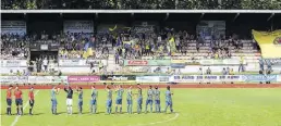  ?? BILD: VOLKHARD PATTEN ?? Im Stadion an der Düsternort­straße soll in Delmenhors­t Regionalli­ga-Fußball gespielt werden.