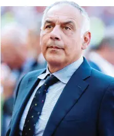  ?? BARTOLETTI ?? James Pallotta, 62 anni, presidente della Roma dal 2012