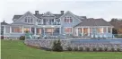  ?? GIAMPA PROVIDED BY JIM ?? A five-bedroom, nine-bathroom home at 17 Straws Point in Rye listed for $25 million is located near a home on the same street that sold for the same price in late December 2022, setting a New Hampshire record.