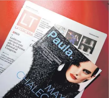  ??  ?? ► Revista Paula se unirá a La Tercera en junio.