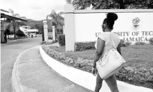  ?? RUDOLPH BROWN/PHOTOGRAPH­ER ?? UTech has to become Jamaica’s equivalent of the famed Massachuse­tts Institute of Technology.