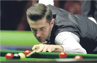  ??  ?? Mark Selby booked his spot in today’s final.