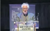  ?? GETTY IMAGES, ?? ■ Michael Ondaatje after winning the Golden Man Booker Prize at The Royal Festival Hall on July 8 in London.