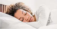  ?? Getty Images ?? According to the National Sleep Foundation, 60 to 67 degrees is the perfect temperatur­e for sleeping.