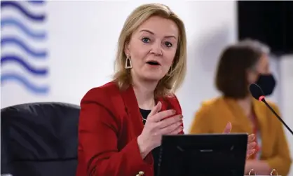  ?? Photograph: Reuters ?? ‘Liz Truss will not want Brexit to consume all of her political bandwidth.’