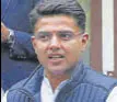  ??  ?? Sachin Pilot