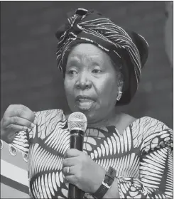  ?? PHOTO SIMPHIWE MBOKAZI/AFRICAN NEWS AGENCY/ANA ?? Last year, the AU launched an African passport, a signature project of its former chairperso­n, Nkosazana Dlamini Zuma.