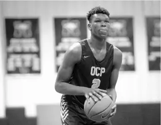  ?? WILLIE J. ALLEN JR./ORLANDO SENTINEL ?? Orlando Christian Prep junior forward Ven-Allen Lubin scored 18 points during his team’s win over Oak Ridge Monday night.