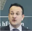  ??  ?? 0 Leo Varadkar says he thinks an assessment should be made