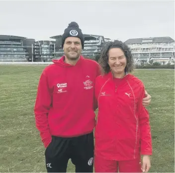  ?? ?? John Herbert and Philippa Taylor helped their respective England teams to gold at Aintree