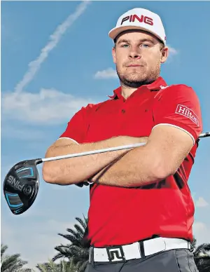  ??  ?? Determined to make impression: Tyrrell Hatton is looking forward to the challenge of playing in his first Ryder Cup in France