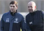  ??  ?? Steven Gerrard and Gary McAllister