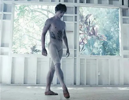  ??  ?? Dancer, a new documentar­y from Steven Cantor, shines a revealing spotlight on loose cannon and brilliant performer Sergei Polunin.