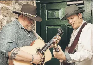  ?? JONATHAN BEADLE/SUBMITTED PHOTO ?? J.P. Cormier and Dave Gunning will release their new album, “Two” at the Stan Rogers Folk Festival June 30. Islanders will have a chance to hear their new music when they perform July 1 at the Stompin’ Tom Festival at the Stompin Tom Centre in Skinners...