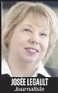 La journalist­e Josée Legault récompensé­e - PressReader