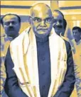  ?? VIPIN KUMAR/HT ?? NDA presidenti­al nominee Ram Nath Kovind, New Delhi, June 23