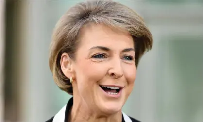  ?? Photograph: Mick Tsikas/AAP ?? Michaelia Cash has been under pressure since Nigel Hadgkiss resigned after telling a court he had breached workplace laws.