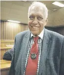 ??  ?? Essop Pahad testified that his friend Ahmed Timol could not have committed suicide.
