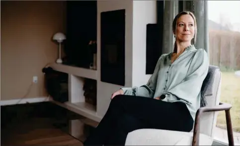  ?? ?? Stina Bondes interesse for ledelse blev vakt under et studiejob hos professor Steen Hildebrand­t på Aarhus Handelshøj­skole. Foto: Emilie Toldam Futtrup