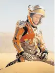  ?? Foto: 20th Century Fox ?? Alleingela­ssen auf dem Mars: Matt Damon als Astronaut.