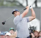  ?? — Reuters ?? Bryson Dechambeau of the US hits his tee shot on the Ƥ-./#*' 0-$)"/# Ƥ-./-*0) *! # ./ -. //# Augusta National Golf Club.