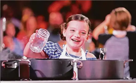  ?? FOX / Contribute­d photo ?? Ivy Childs of Darien was eliminated during the semi-finals of "MasterChef Junior" on FOX on Tuesday night.