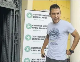 ?? FOTO: EDU OMEDES ?? Ángel Martínez El centrocamp­ista de 31 años es el último en llegar al Sabadell