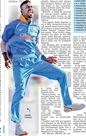  ??  ?? Hardik Pandya