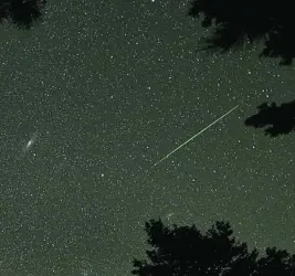  ?? EFE ?? Las Perseidas se asociaron a las lágrimas que lloró el santo al ser martirizad­o